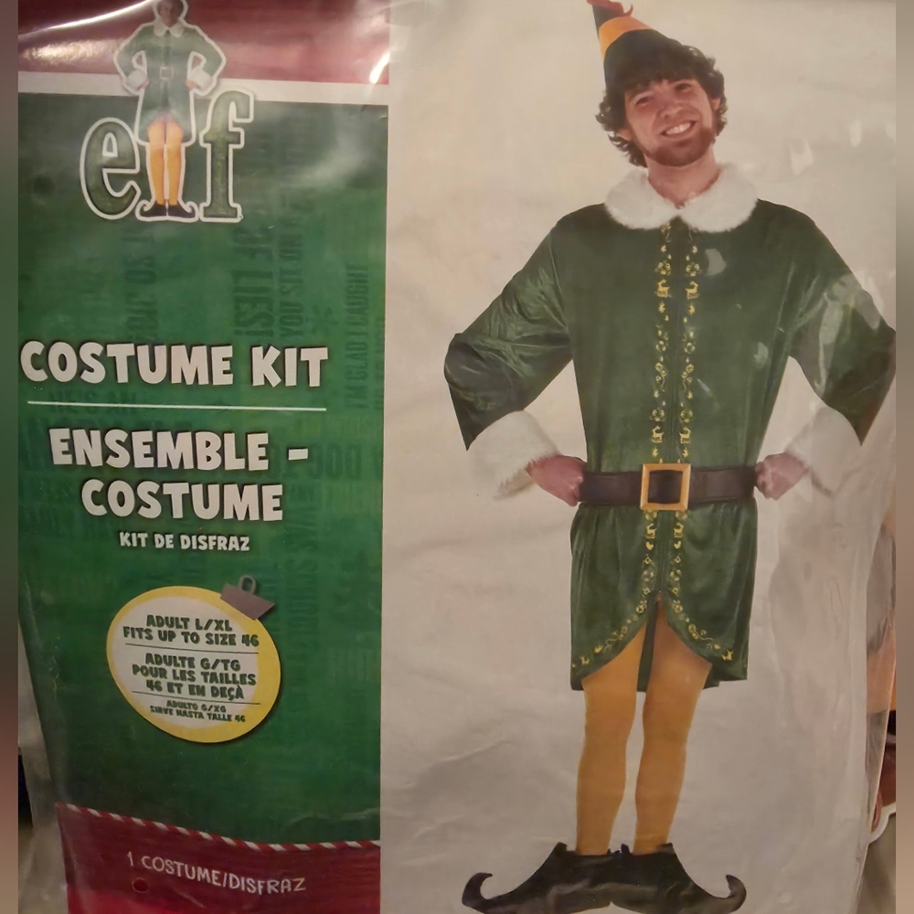 ELF Men Costume Kit - Green and Yellow
